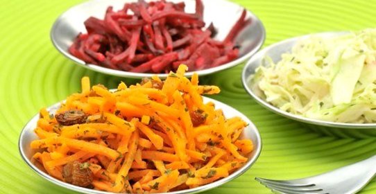 Морковный салат с изюмом и апельсиновым ароматом