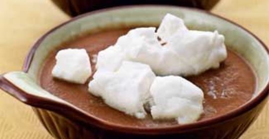 Шоколадный крем со «снежками»