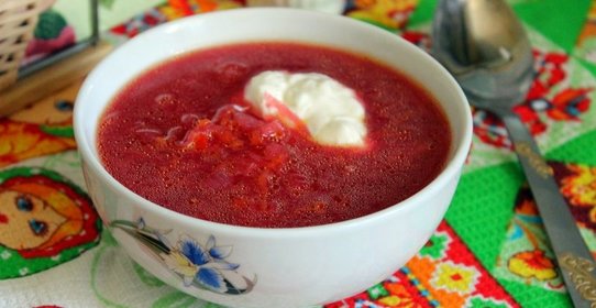 Борщ с квашеной капустой