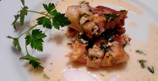 Свинина в молоке