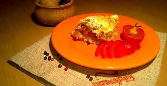 Кабачки в духовке под сметанным соусом