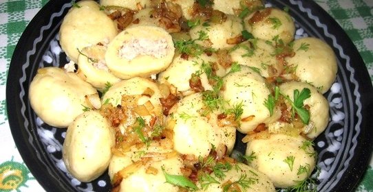 Кнедлики с мясом