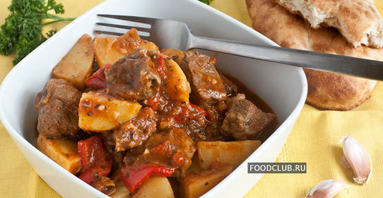 Тушеная баранина с картошкой