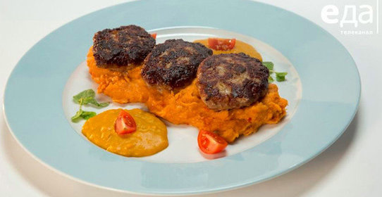 Утиные котлеты с красным пюре от телеканала «Еда»