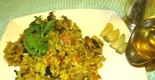 Грибной плов