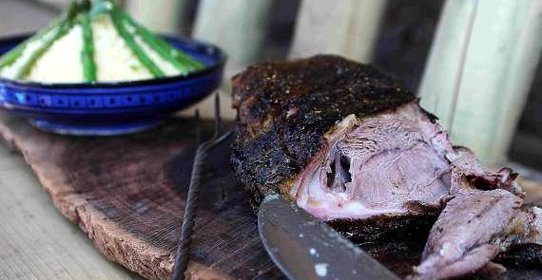 Баранина горячего копчения