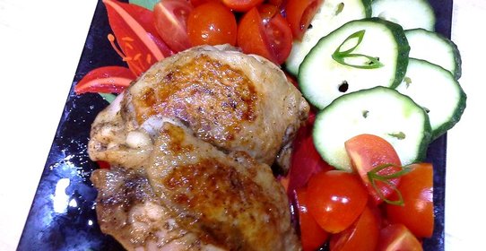 Жареные куриные бедра