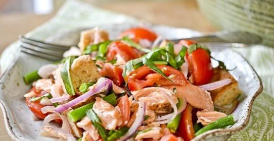 Салат с семгой на Новый Год