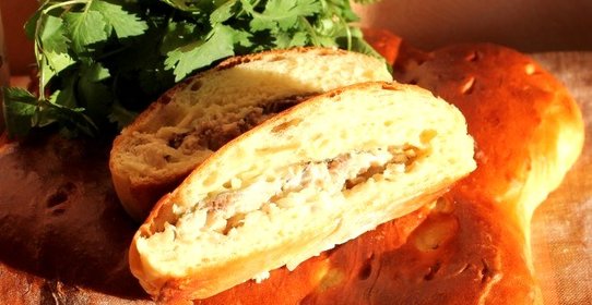 Пирог с сельдью