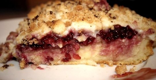 Пирог с ежевикой