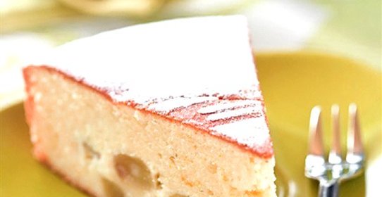 Немецкий творожный пирог с изюмом