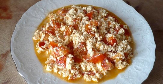 Омлет без яиц из тофу