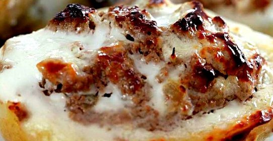 Лодочки картофельные с мясом
