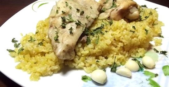 Булгур с мясом в мультиварке