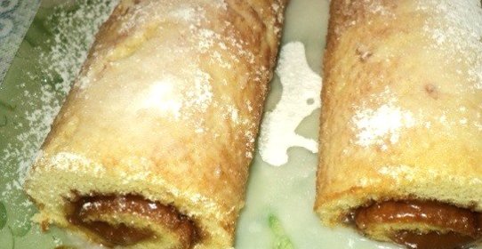 Рулет со сгущенкой