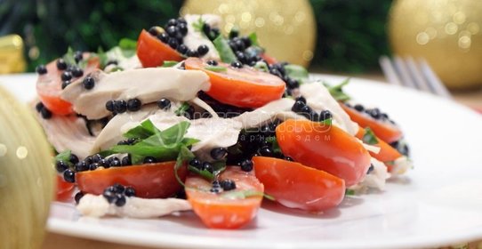 Салат «Новогодняя мелодия»