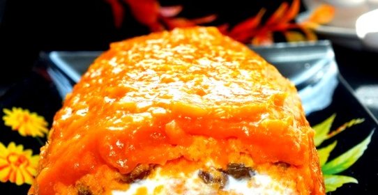 Рулет с курагой