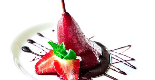 Груша в соусе убриако