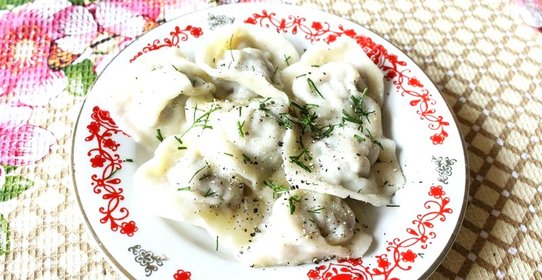 Домашние пельмени со свининой