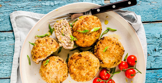 Котлеты из фарша с кабачком