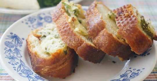 Запеченный батон