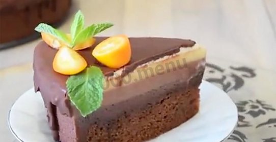 Шоколадный муссовый торт