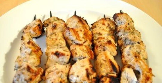 Шашлык из курицы в аэрогриле