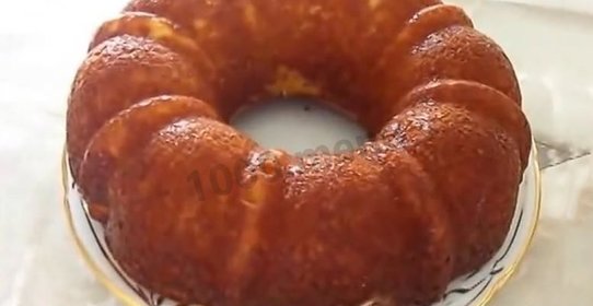 Шарлотка творожная с яблоками в духовке