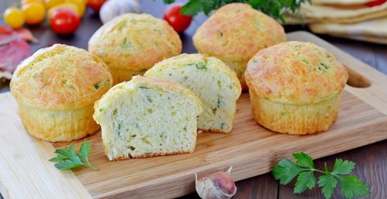 Сырно-кабачковые кексы