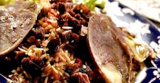 Плов с бараниной и сухофруктами