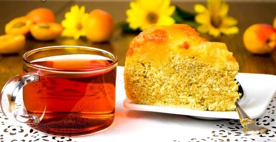 Абрикосовый пирог в мультиварке