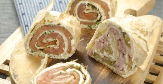 Рулеты из лаваша