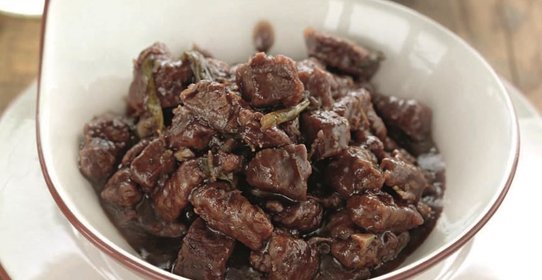 Говядина в лимонном соусе