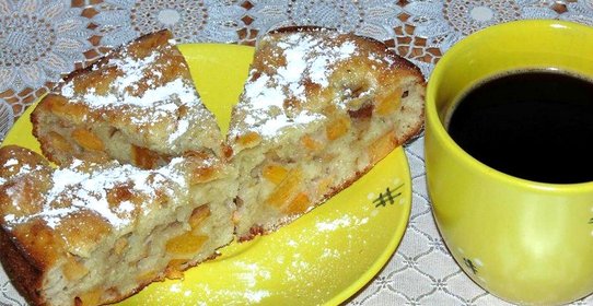 Пирог с хурмой