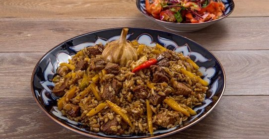 Ферганский плов с ачик-чучуком