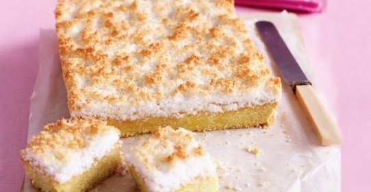 Лимонно-кокосовый пирог