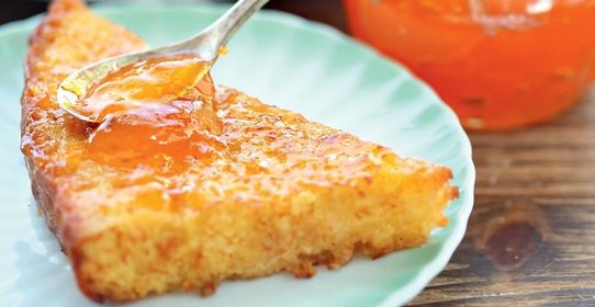 Сладкие гренки с джемом