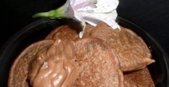 Шоколадно-кофейные оладьи