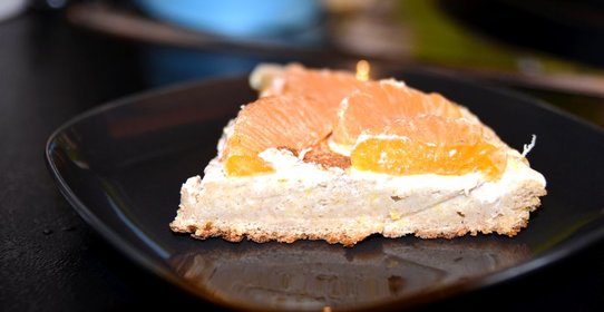 Сладкий пирог с мандаринами