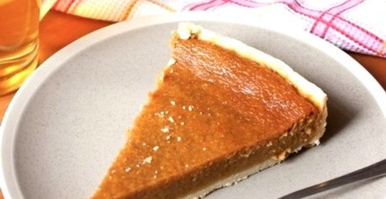 Тыквенный пирог со сгущенным молоком