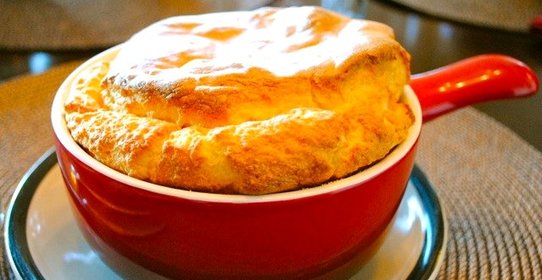 Суфле из яблок и творога