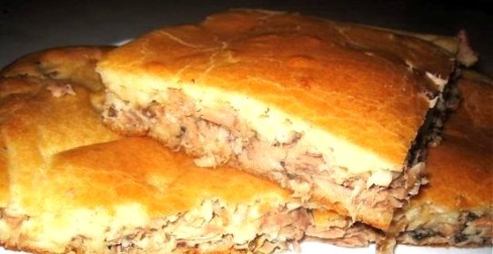 Быстрый рыбный пирог на кефире