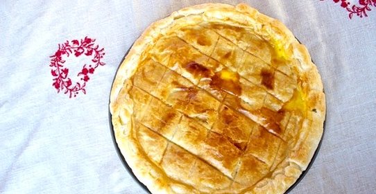 Закрытый пирог с картошкой