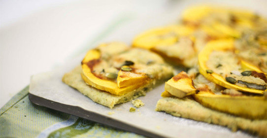 Пирог с тыквой и горгонзолой