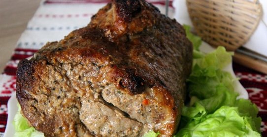 Свиная шея, запеченная в пакете