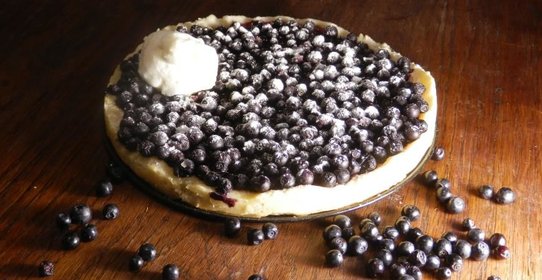 Французский черничный пирог