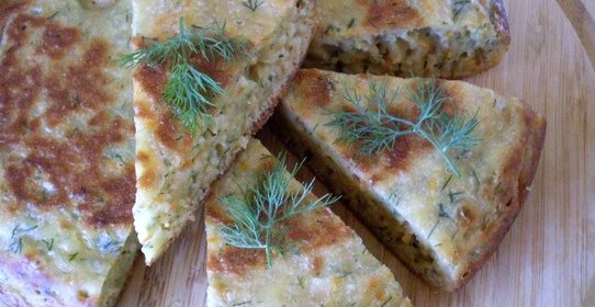 Пирог с капустой для ленивых