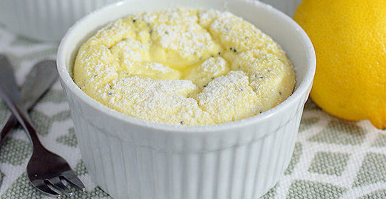 Лимонное суфле с маком