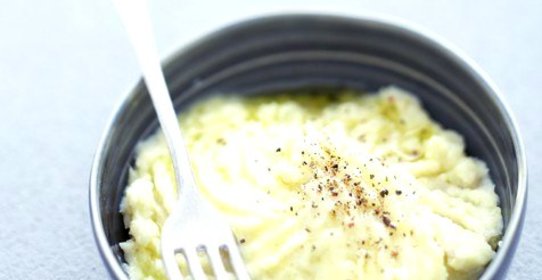 Картофельное пюре с карамелизованным луком