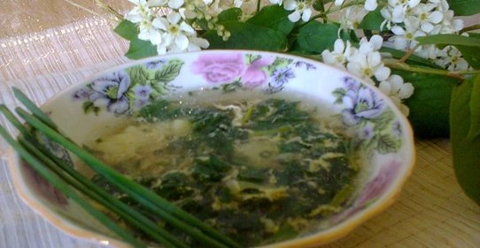 Суп с крапивой